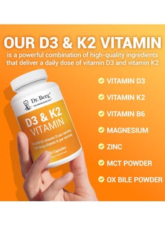 D3 & K2 Vitamin, 120 Capsules - pzsku/Z12FE8071676FE760D1BAZ/45/_/1739269835/f93c087e-7454-430f-a8f0-5e6c0cbca4a1