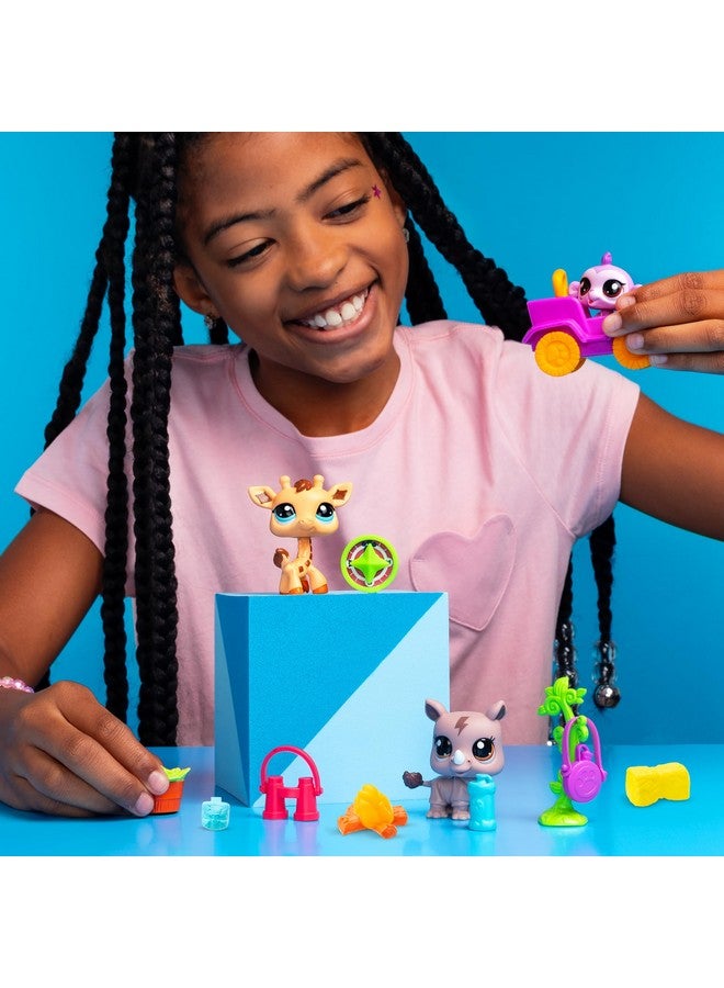 ليتلست بيت شوب مجموعة ألعاب سفاري من متجر الحيوانات الأليفة الصغير - الجيل السابع، الحيوانات الأليفة رقم 53، رقم 54، رقم 55، شخصية رأس هزاز أصلية من متجر الحيوانات الأليفة الصغير، لعبة حيوانات خيالية قابلة للتجميع، للأطفال، البنات، الأولاد، المراهقين من سن 4 سنوات فما فوق - Image 3