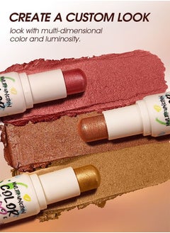LANGMANNI Blush，Moisture and Lightweight Highlighters Makeup Stick，Blendable and Smooth 02 Hibi Scus  - Image 4