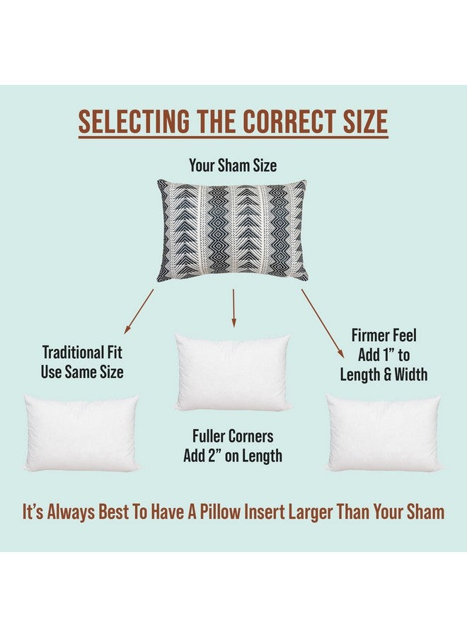 PILLOWFLEX Pillowflex Synthetic Down Pillow Insert - 16x24 Down Alternative Pillow, Ultra Soft, Large Standard Rectangle, Lumbar, Back, Sleeping Pillow - 1 Decorative Pillow Form  - Image 2