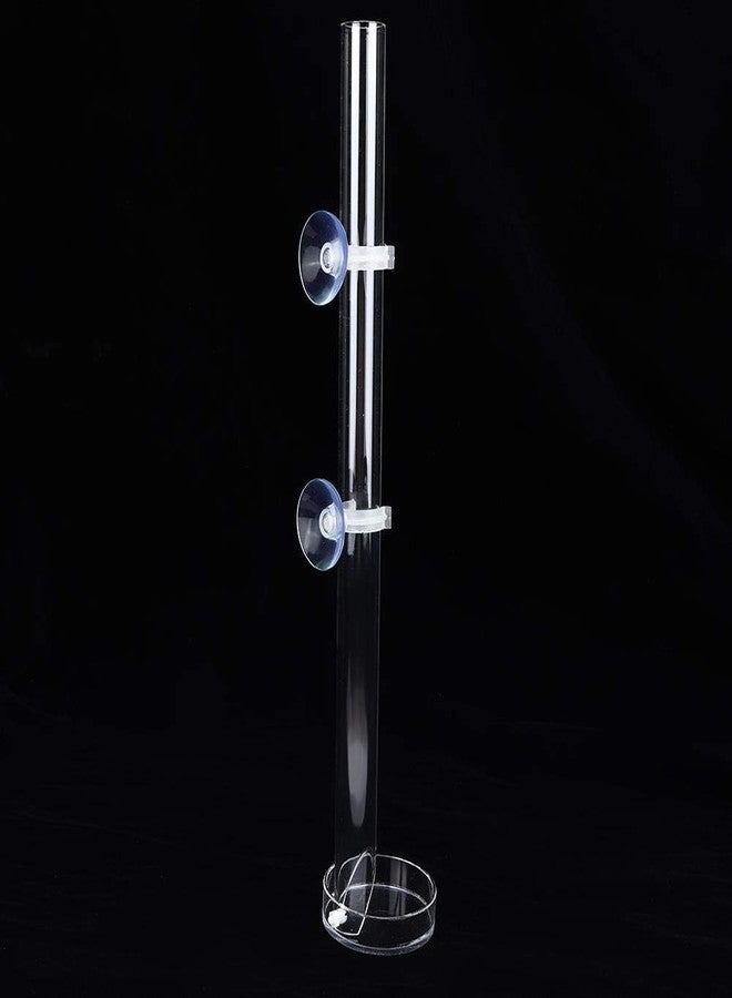 Tnfeeon Acrylic Shrimp Feeder Tube, Ornamental Aquarium Feeding Tube Fish Food Container Set with Sucker Hook Fish Accessories(20cm) - Image 5