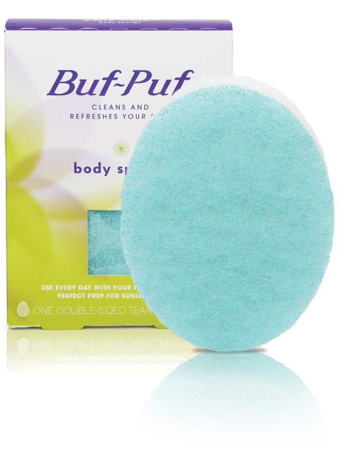 Buf-Puf Body Sponge, Bath Sponge, Dermatologist Developed, Cleanses Skin of Dirt, and Excess Oil, Reusable, Exfoliating, 1 Count - Image 1