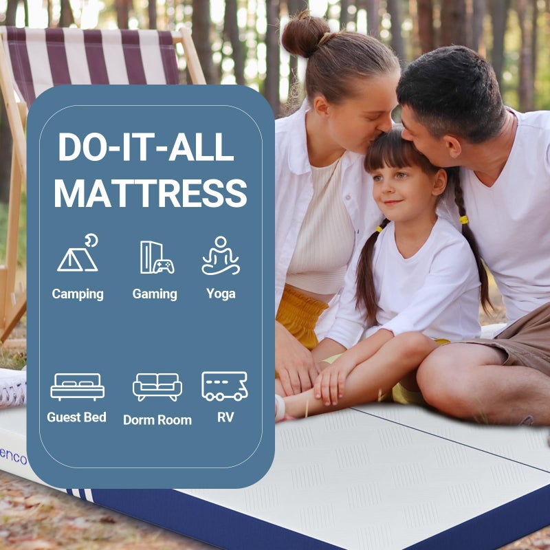 Avenco Foldable Mattress Twin, Folding Mattress 4 Inch Memory Foam, Trifold Mattress Portable with Removable Cover & Detachable for Guest Room/Caravan/Camping/Travel, Twin Size 75"x39"x4" - Image 4