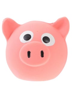 POPETPOP Dog Pig Head Toys Squeaky Dog Ball Toys Latex Ball Dog Interactive Toys Dog Squeaky Animal Biting Toys For Small Pet Puppies Indoor Outdoor Games  - Image 1