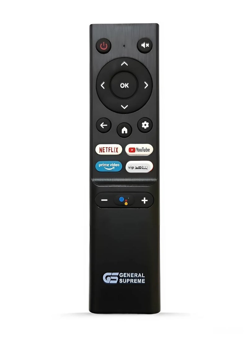 Remote control for GENERAL SUPREMME LCD LED Smart TV, black