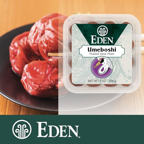 Eden Umeboshi Plum, Japanese Pickled Plum, Wakayama Grown, Whole, Traditionally Made in Japan, No MSG, No Chemical Additives, 7.05 oz - Image 3
