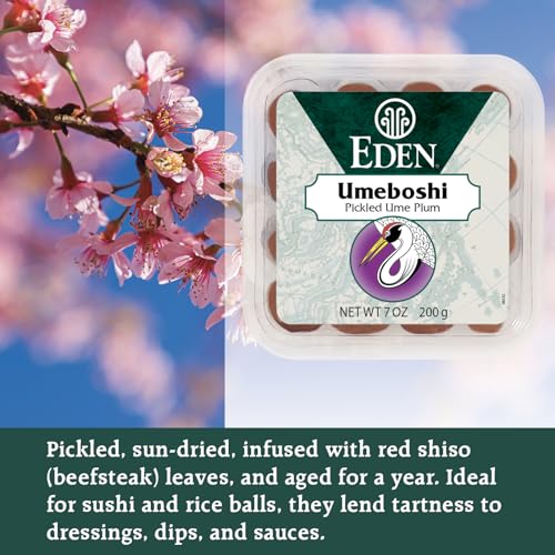 Eden Umeboshi Plum, Japanese Pickled Plum, Wakayama Grown, Whole, Traditionally Made in Japan, No MSG, No Chemical Additives, 7.05 oz - Image 5