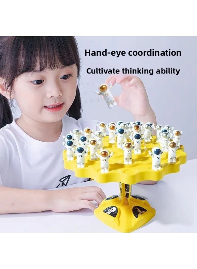 Generic - Balance Double Person Early Education Tree Stacking Game Battle Space Balance Intelligence Children's Benefit-Color:Manufacturer Sells [blue] 60 Villains + Special Plate - Image 1