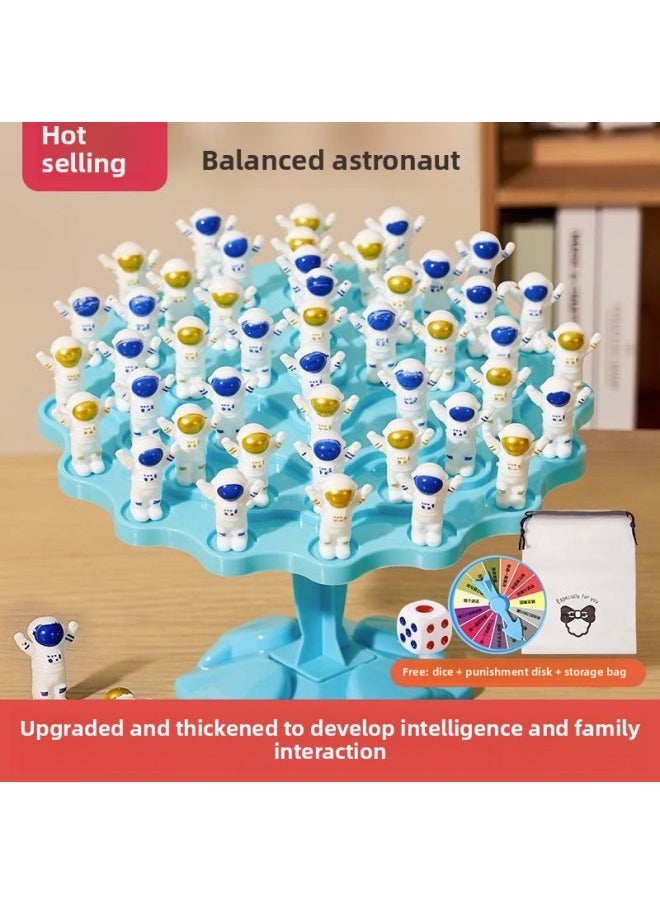 Generic - Balance Double Person Early Education Tree Stacking Game Battle Space Balance Intelligence Children's Benefit-Color:Manufacturer Sells [blue] 60 Villains + Special Plate - Image 1