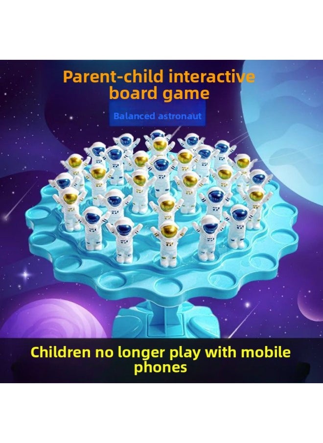 Generic - Balance Double Person Early Education Tree Stacking Game Battle Space Balance Intelligence Children's Benefit-Color:Manufacturer Sells [blue] 60 Villains + Special Plate - Image 1
