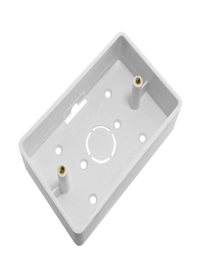 Maxmoral 1-Pack Surface Mounted Switch Socket Backbox with Single Gang Mount Panel - Image 4