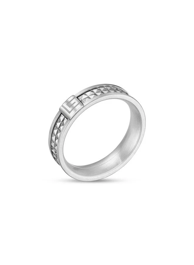 Guy Laroche  Alex 2 Silver Stainless Steel Ring for Men 60mm for Men | Best Price UAE