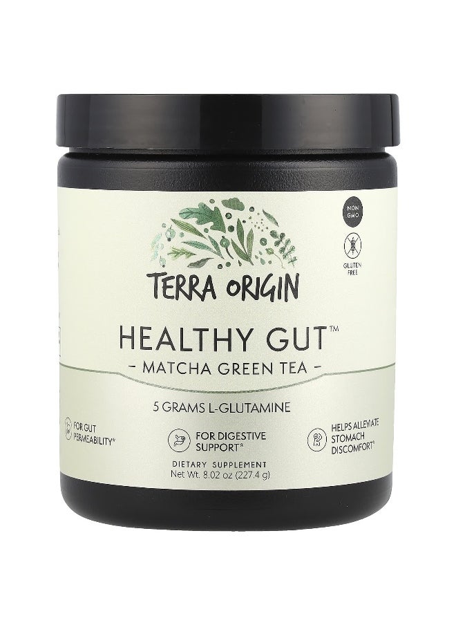 Terra Origin - Terra Origin, Healthy Gut™, Matcha Green Tea , 8.02 oz (227.4 g) - Image 1