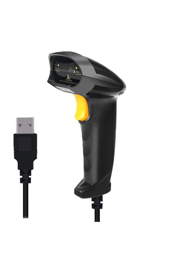 Fangtek Handheld USB Barcode Scanner Wired Automatic 1D Bar Code Reader with USB Cable for Supermarket, Convenience Store, Warehouse - Image 1