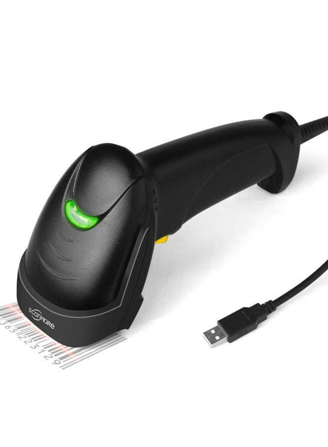 Fangtek Handheld USB Barcode Scanner Wired Automatic 1D Bar Code Reader with USB Cable for Supermarket, Convenience Store, Warehouse - Image 2