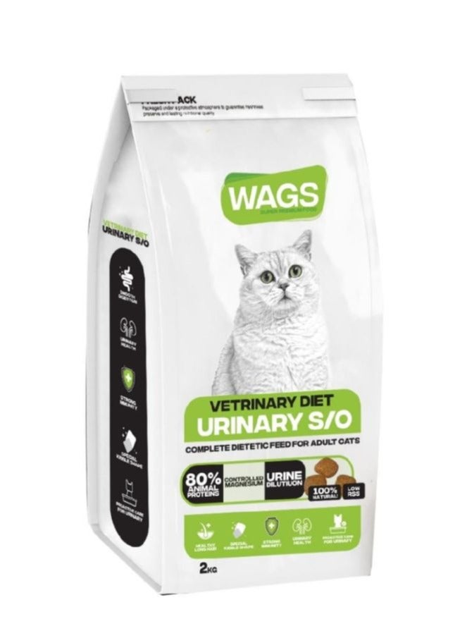 WAGS Wags Cats Urinary SO 2 KG