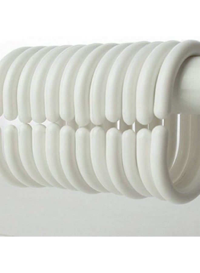 Kuber Industries 30 MM PVC AC Curtain|100% Water Proof & Mold Mildew Free|Eyelet Rings & Quick Water Release|Size 9 Feet (White) - Image 4