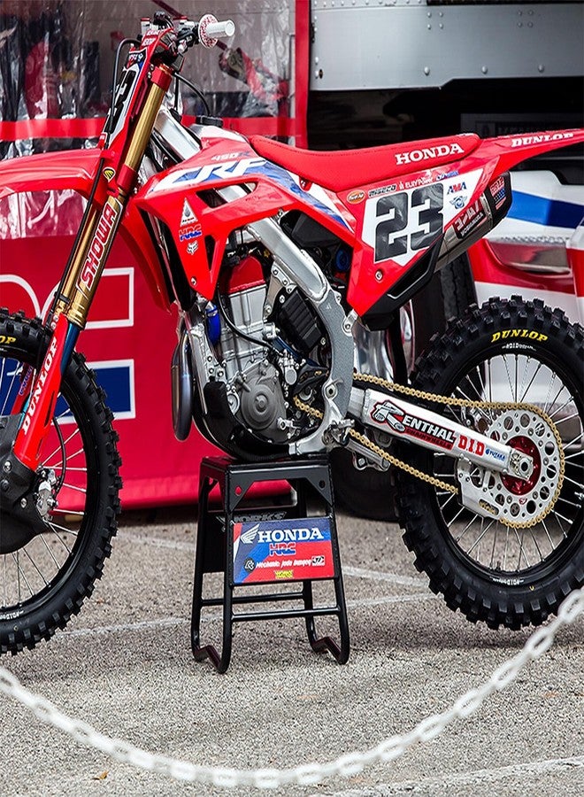 شريط/واقي إطار مطاطي من Adrenaline Addicts لهوندا CRF250R و CRF450R │ (يناسب: 2022-2026) (زوجان - أسود) - Image 5