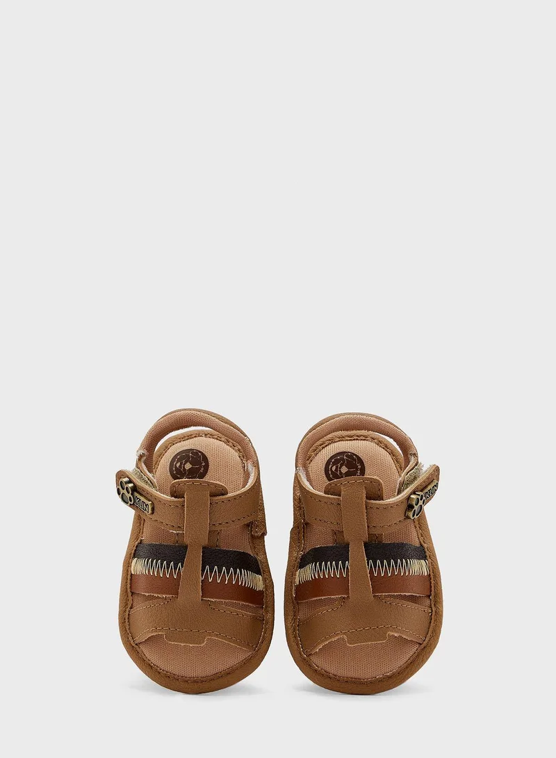 كلين Kids Logo Velcro Sandals