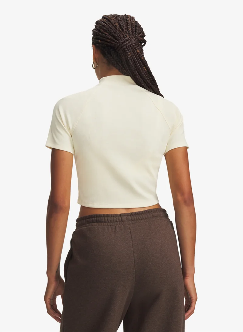 Under Armour Rival Rib Mock Neck T-Shirt