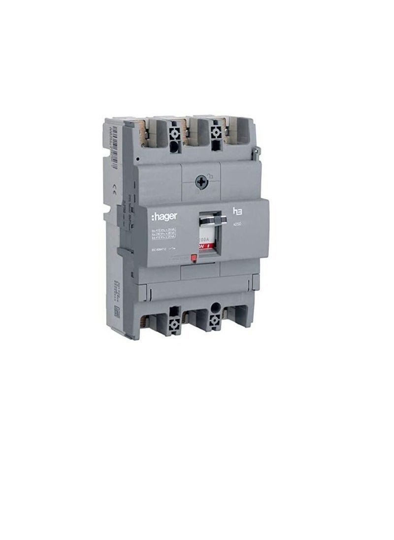 Hager - Moulded Case Circuit Breaker 200A TP MCCB 25KA HHB200Z x250 H3 - Image 1