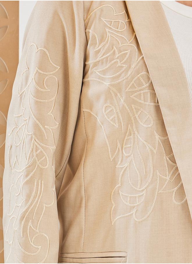 Styli - Regular Fit Embroidered Blazer - Image 1