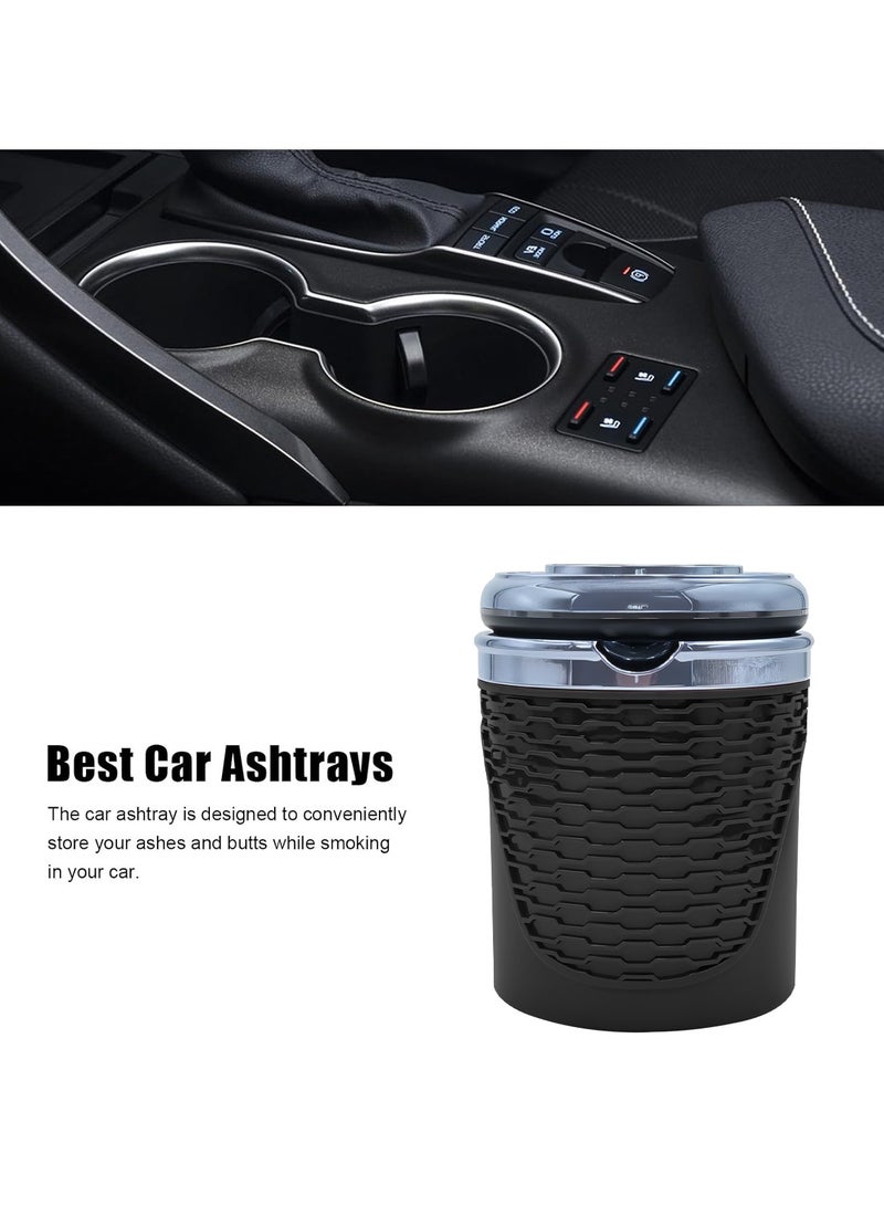 3XR Car Ashtray with Blue LED Light – Portable Holder for Vehicle Interior - Image 4