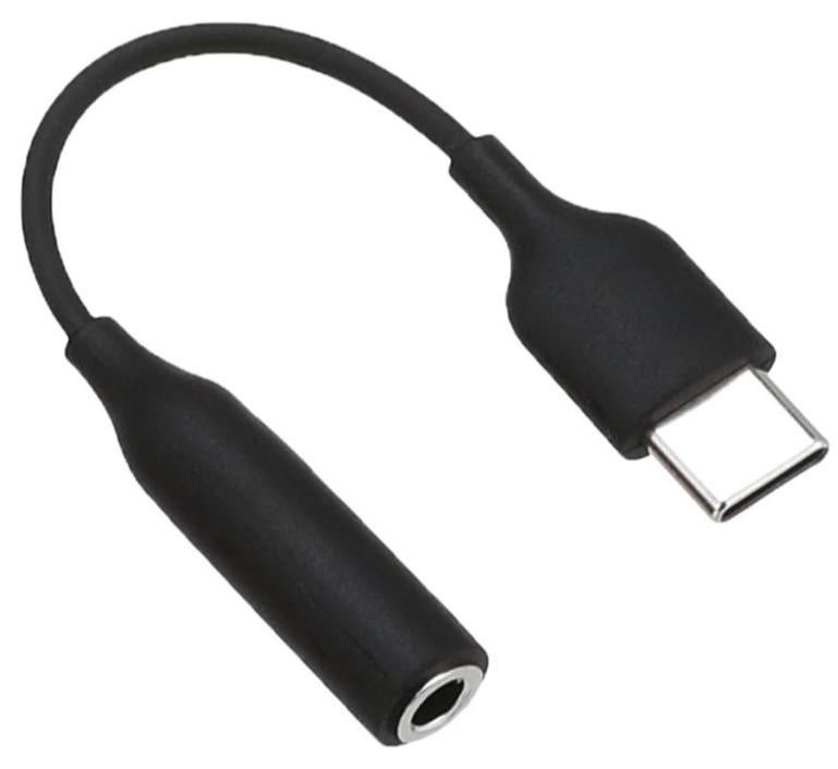 USB-C to 3.5mm Headphone Jack Adapter - Digital Audio Converter with Remote Control Compatible with Samsung, OnePlus, Google Pixel and More Multiple Colors (Random Color Black or White) - Image 1