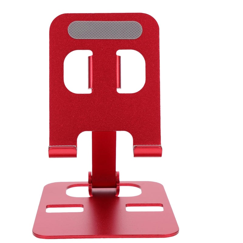 Adjustable Aluminum Alloy Foldable Phone Stand Tablet Holder Desktop Bracket China Red - Image 2