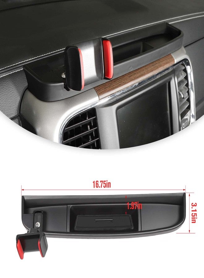 Jimen Compatible with Dodge Ram 2012-2017, Cell Phone Holder Mount Dashboard Tray - Image 3