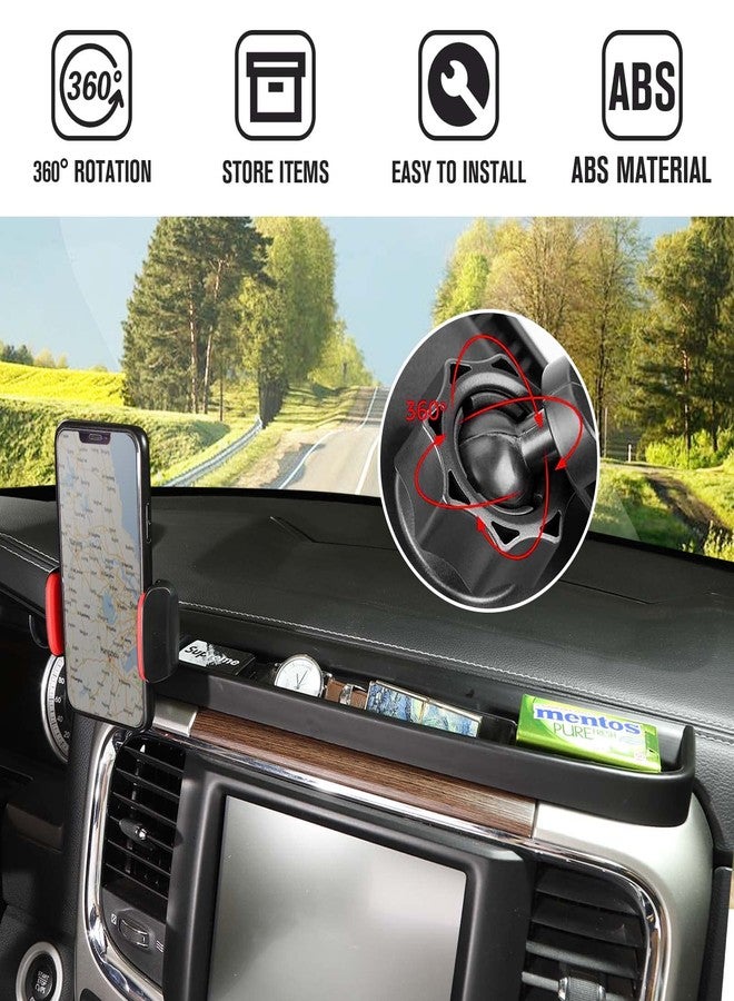 Jimen Compatible with Dodge Ram 2012-2017, Cell Phone Holder Mount Dashboard Tray - Image 4