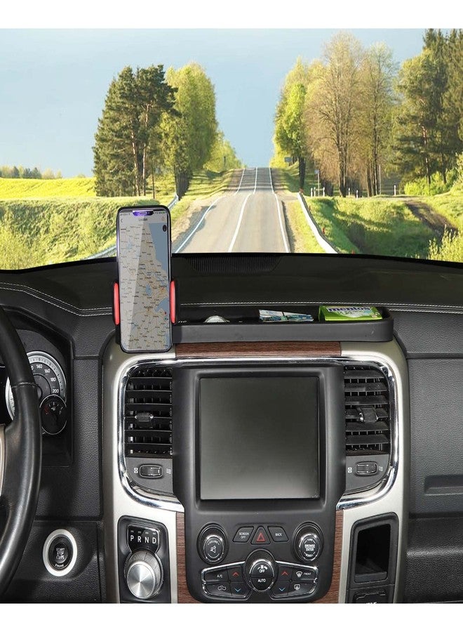 Jimen Compatible with Dodge Ram 2012-2017, Cell Phone Holder Mount Dashboard Tray - Image 5