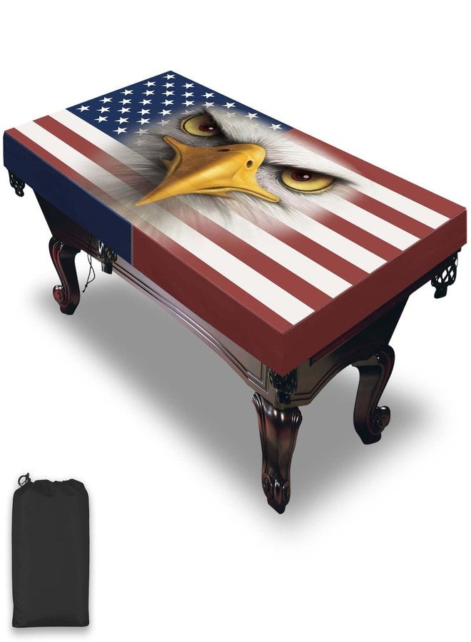 DTESL Pool Table Cover, Waterproof & Dustproof Outdoor/Indoor Polyester Taffeta Cloth Table Cover，Billiard Pool Table Cover Scratch-Resistant (7ft) (9) - Image 1