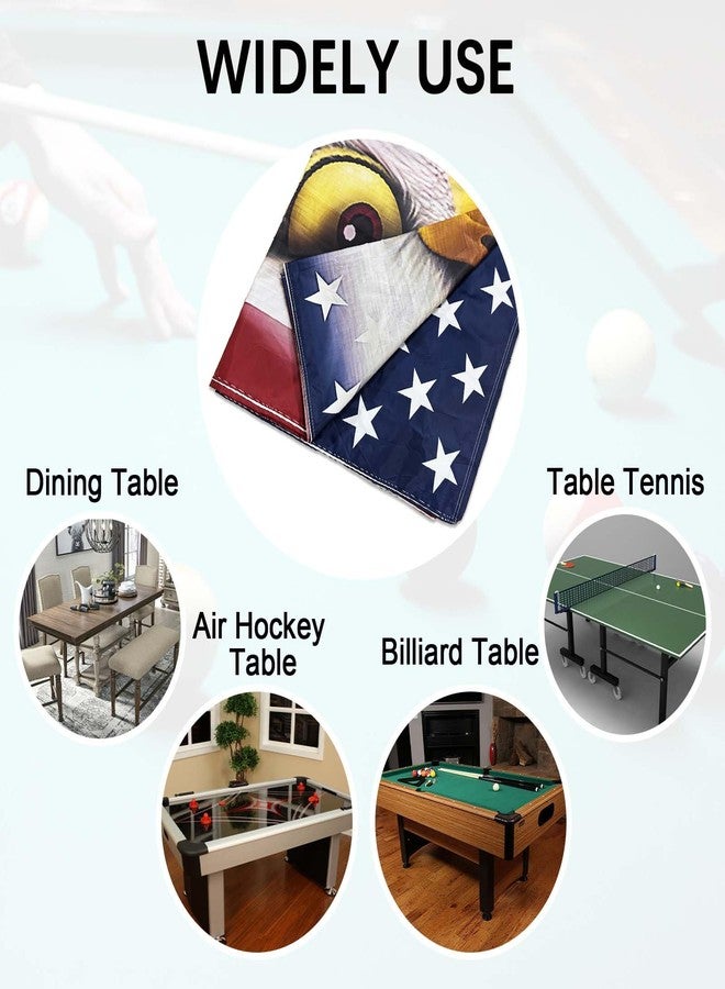 DTESL Pool Table Cover, Waterproof & Dustproof Outdoor/Indoor Polyester Taffeta Cloth Table Cover，Billiard Pool Table Cover Scratch-Resistant (7ft) (9) - Image 5
