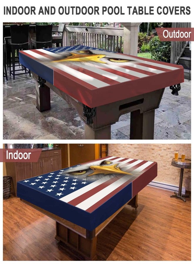DTESL Pool Table Cover, Waterproof & Dustproof Outdoor/Indoor Polyester Taffeta Cloth Table Cover，Billiard Pool Table Cover Scratch-Resistant (7ft) (9) - Image 4