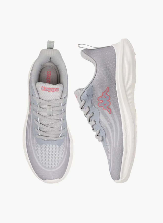 Kappa Women's Logo Print Sports Shoes with Lace-Up Closure