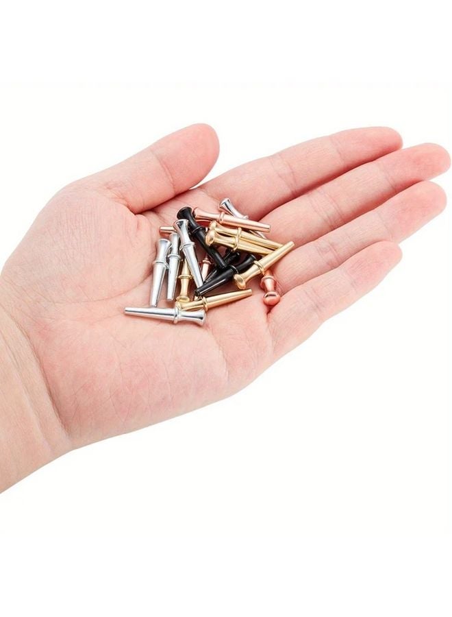 XF2955 36pcs Cribbage Pegs Fit 1 8 Inch Holes Board 4 Colors with Drawstring Pouch - Image 3