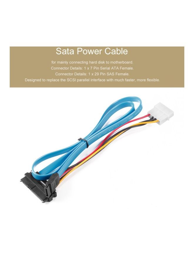 SATA Cable Adapter Blue/Black/Yellow - Image 2