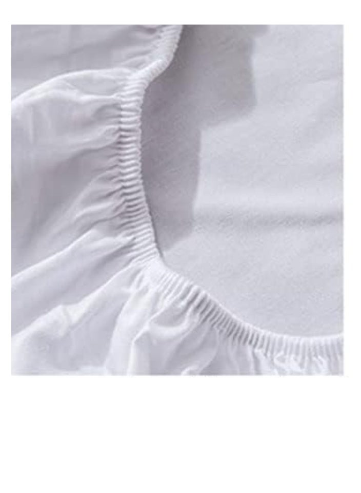 سمارت هوم طقم شرشف مطاط مكون من قطعتين- شرشف مقاس مفرد 200×140+30 سم + غطاء وسادة مقاس 50×75 - مفرش فخم وناعم مصنوع من المايكوفايبر 100% - Image 3