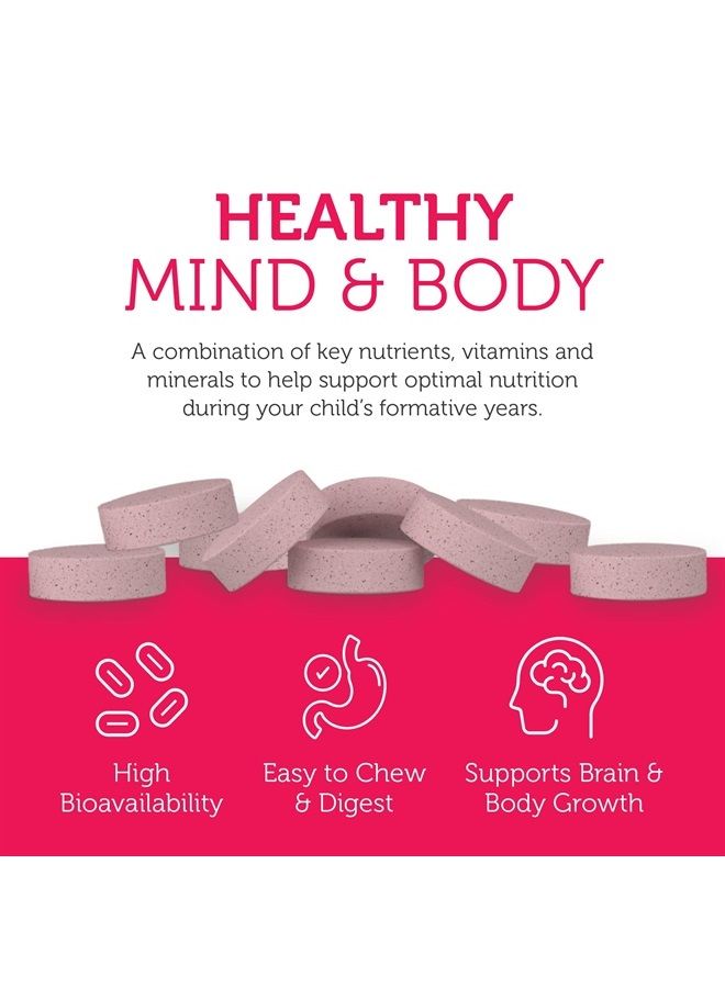 Zahler Kids Multivitamin Chewable Vitamin Tablet - Complete One Daily Kids Vitamins Supplement - Contains 20+ Minerals & Vitamins for Kids & Toddlers - Kosher Multivitamins Cherry Flavor (90) - Image 5