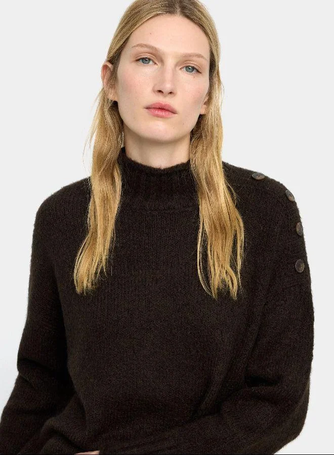 بارفوا سترة محبوكة بتفاصيل أزرار