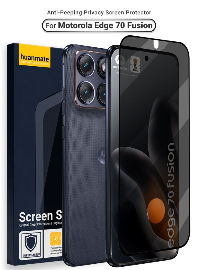 هوان ميت Huanmate Motorola Edge 70 Fusion Privacy Screen Protector