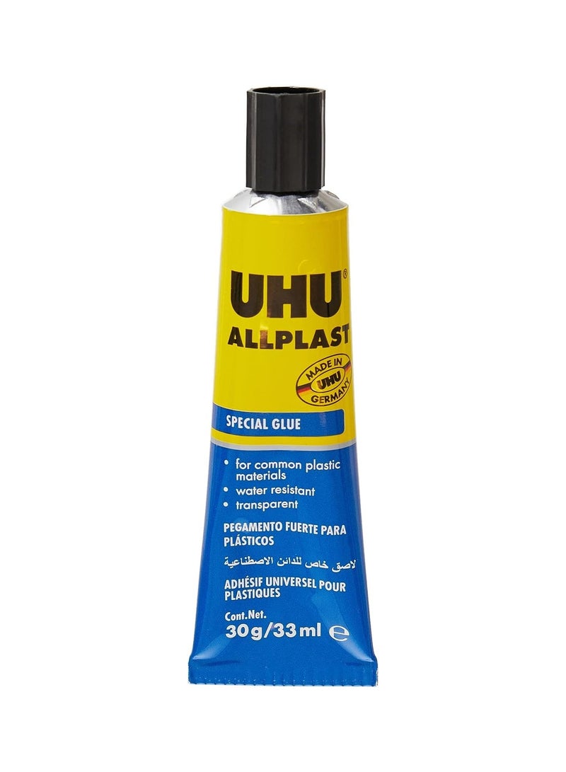 UHU 3-Piece All Plastic Special Glue 33ml Per Tube  - Image 2