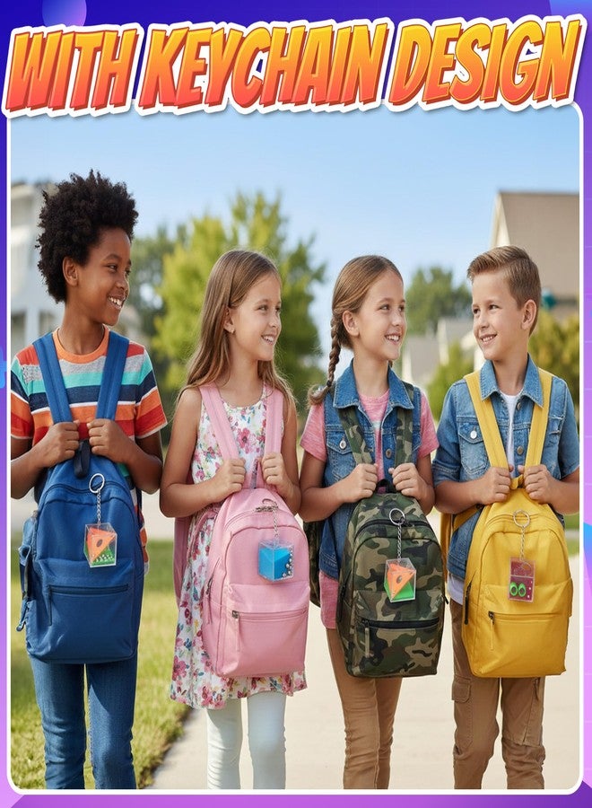 مكعبات ألغاز KiddieLoot لتنمية الذكاء مع سلسلة مفاتيح (عبوة من 24 مكعبًا) - ألعاب متاهة صغيرة للأطفال، هدايا مميزة للحفلات، حشوات لأكياس الهدايا، مكافآت صفية مميزة، مجموعة ألعاب صغيرة للأولاد والبنات - Image 4