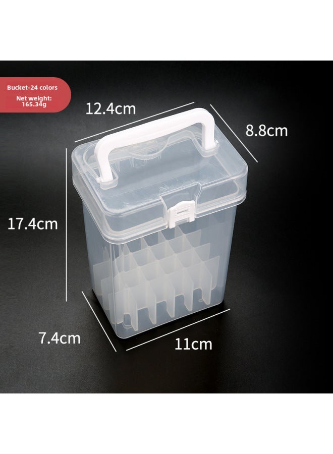 Haoyue Spot Marker Pen Base Marker Pen Storage Box Various Specifications Storage Pen Barrel Hard Base Compartment Box - Image 1