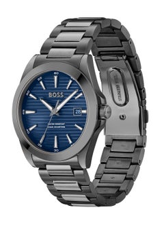HUGO BOSS HUGO BOSS ROUND ANALOG MEN'S BLUE CASE WATCH - 1514175  - Image 1