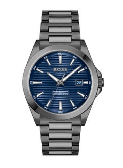 HUGO BOSS HUGO BOSS ROUND ANALOG MEN'S BLUE CASE WATCH - 1514175  - Image 2
