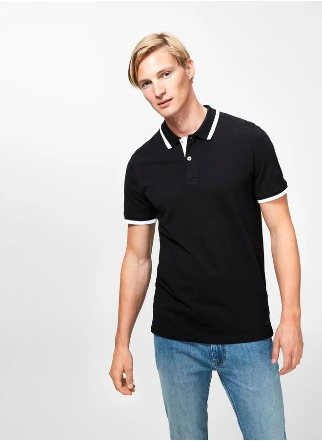 برودكت Contrast Taping Detail Basic Polo