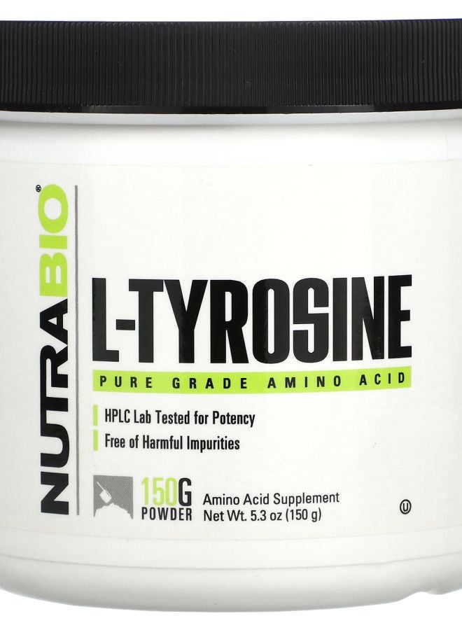 NutraBio L-Tyrosine 5.3 oz (150 g) - Image 1