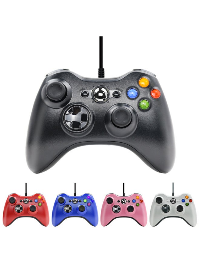 360 Wired Game Handle PC Android Wired 360 Wired Game Handle Manufacturers Wholesale-Product Color:Black With Packaging  - Image 3